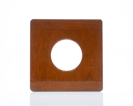 Deardorff 6 x 6" Wooden Lens Board 8 x 10 View Camera Copal No. 3