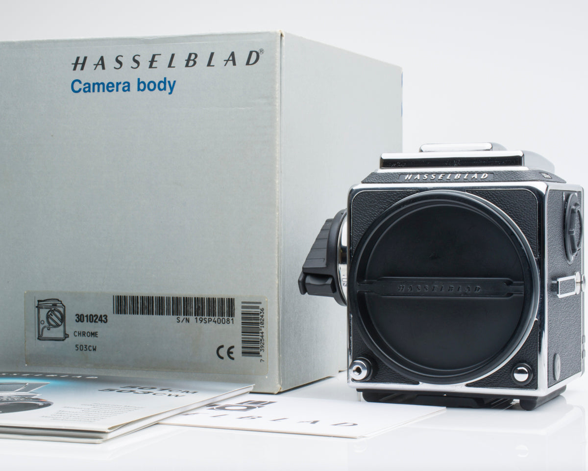 Hasselblad 503CW Chrome Body with Box Acute Matte D Mint 42215 ISO 3200  3010243