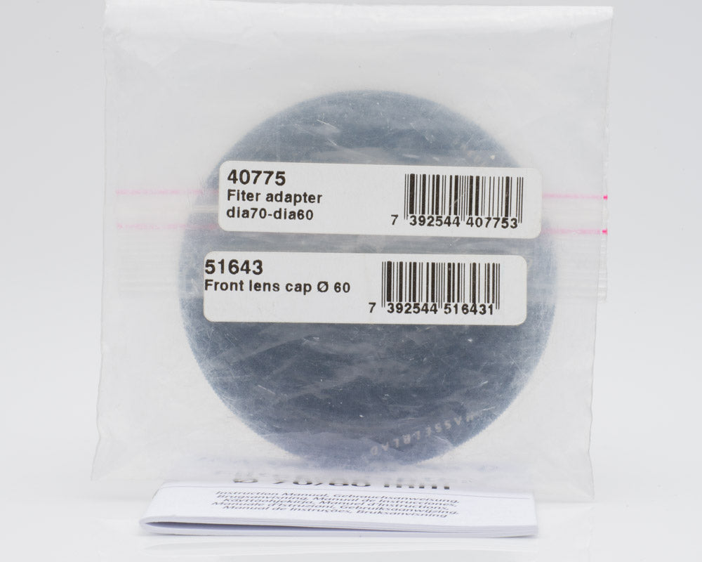 Hasselblad Bay 70 to Bay 60 Step Down Filter Adapter with Cap 40775 51643