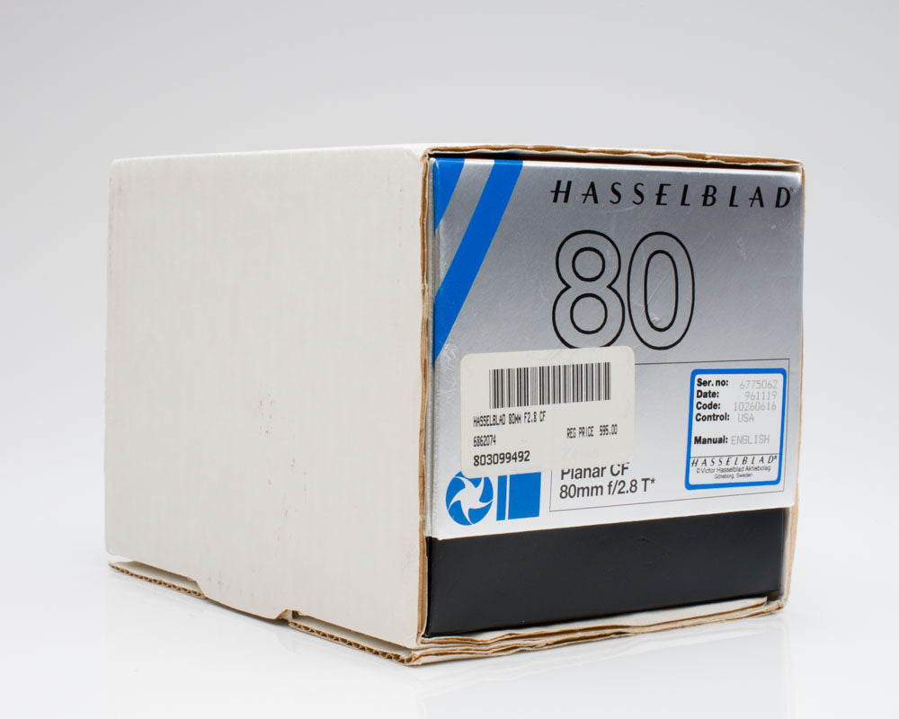 Hasselblad 80mm CF Lens Box 20029