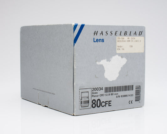 Hasselblad 80mm CFE Lens Box 20034
