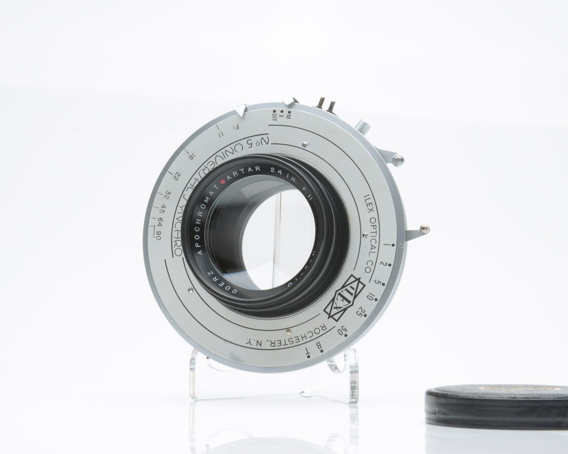 Goerz Apochromat Red Dot Artar 24 In F 11 Ilex Shutter Large Format Camera Lens