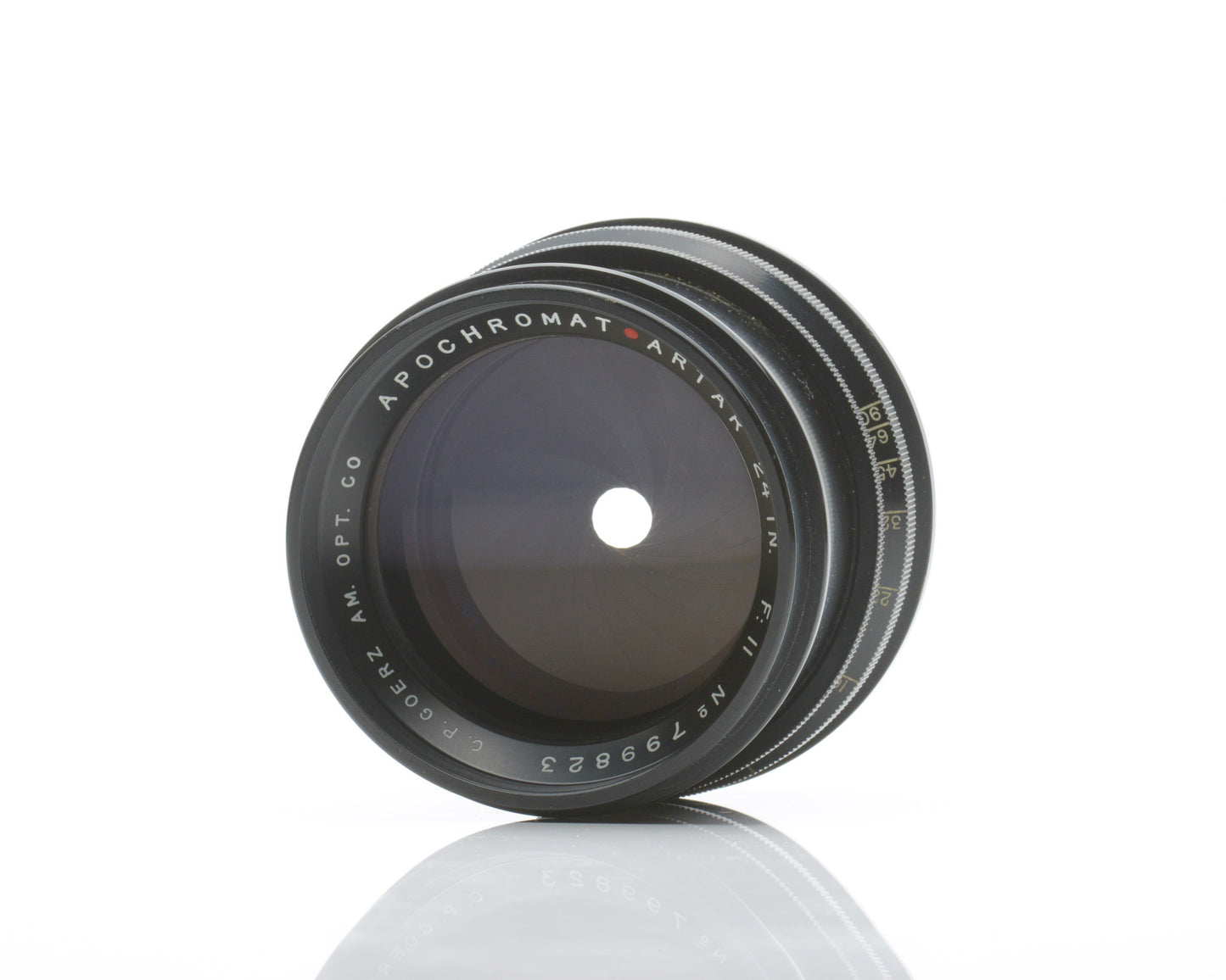 Goerz Apochromat Red Dot Artar 24 In F 11 Large Format Camera Lens