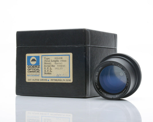 Goerz Hilgor 180mm Large Format Process Lens F 5.6