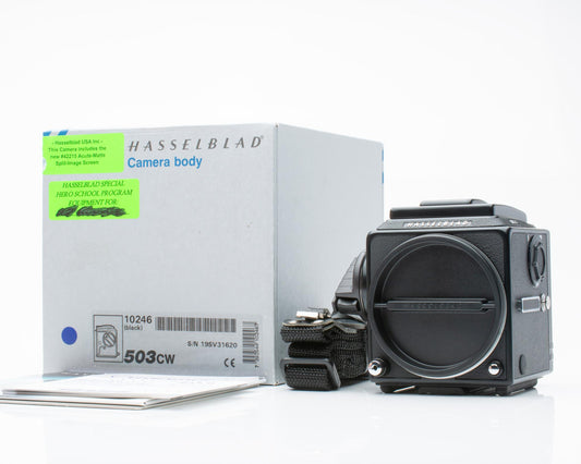 Hasselblad 503CW Black Body with Box Acute Matte D 42215 ISO 3200 10246 NEW OLD STOCK