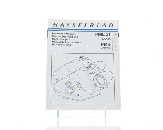 Hasselblad PM5 PME51 Prism Finder Manual 42308 42296