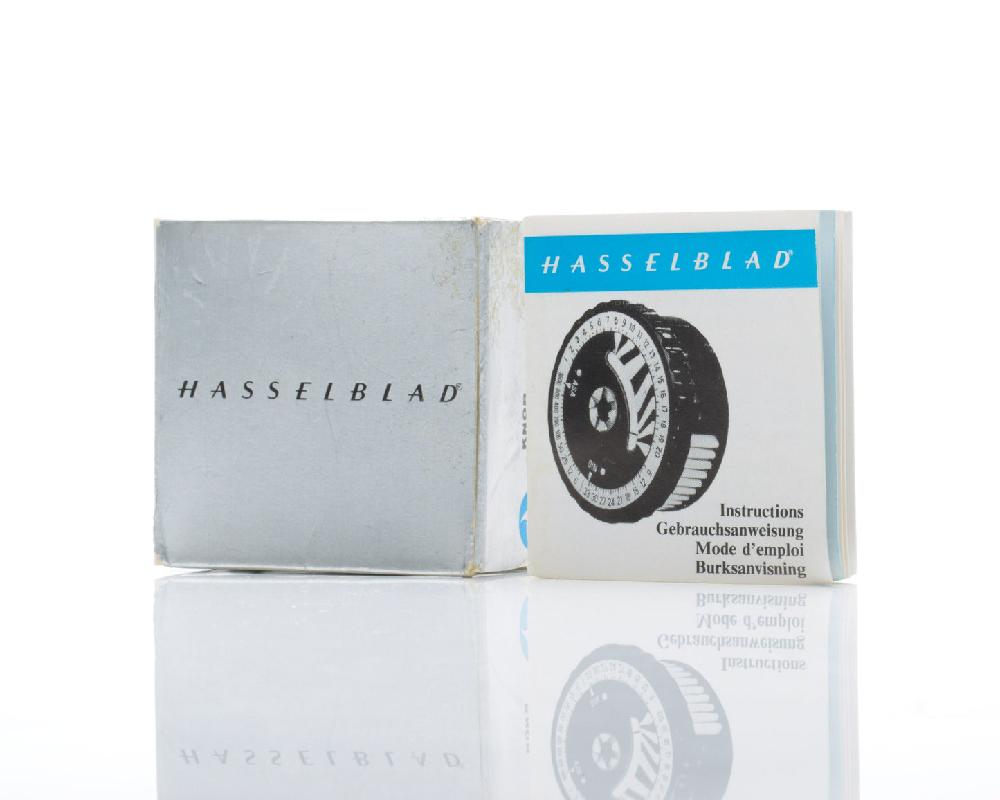Hasselblad Winding Knob Exposure Meter Light Meter Bubble Case Box Manual 54011