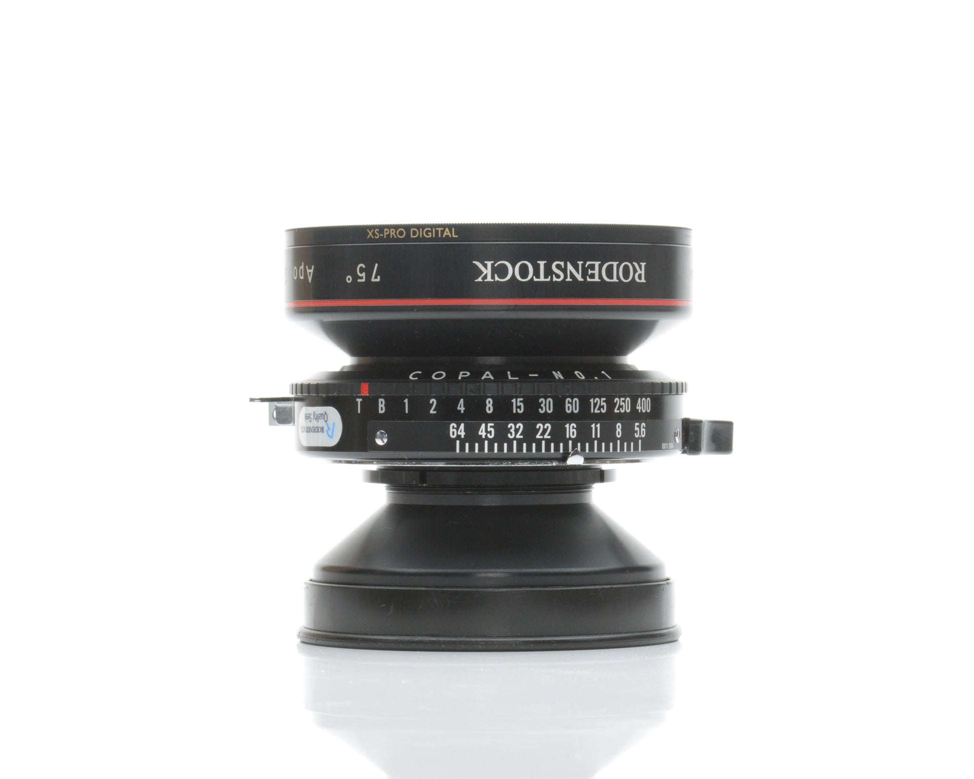 Rodenstock 210mm f5.6 APO-Sironar-S Lens with Copal No. 1 Shutter