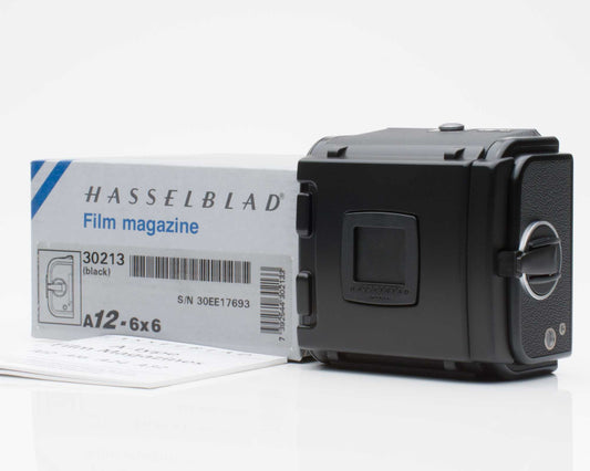 Hasselblad A12 Black Film Back New Old Stock 30213