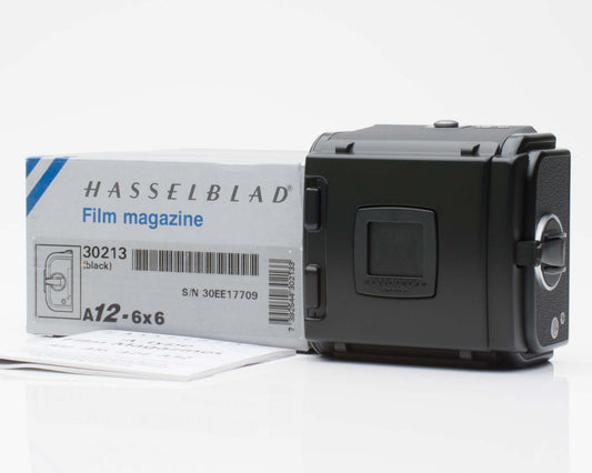 Hasselblad A12 Black Film Back New Old Stock 30213